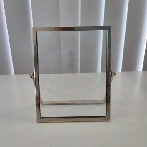 Silver metal glass - metal, floating