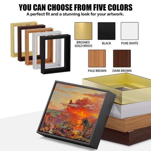 Floating frame for canvas - for,