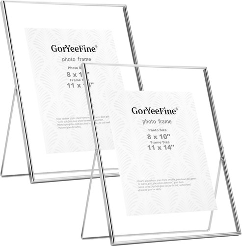 Silver 11x14 floating - 11x14'', frame