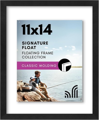 11x14 floating picture frame - floating,