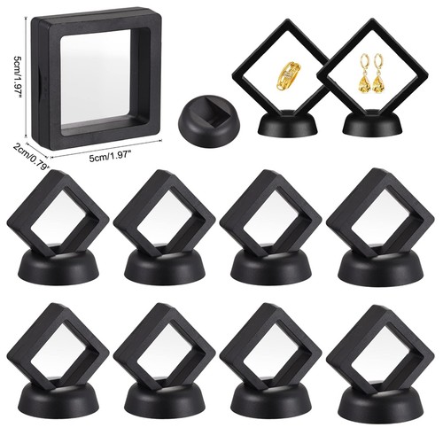 Floating coins display - 3d,